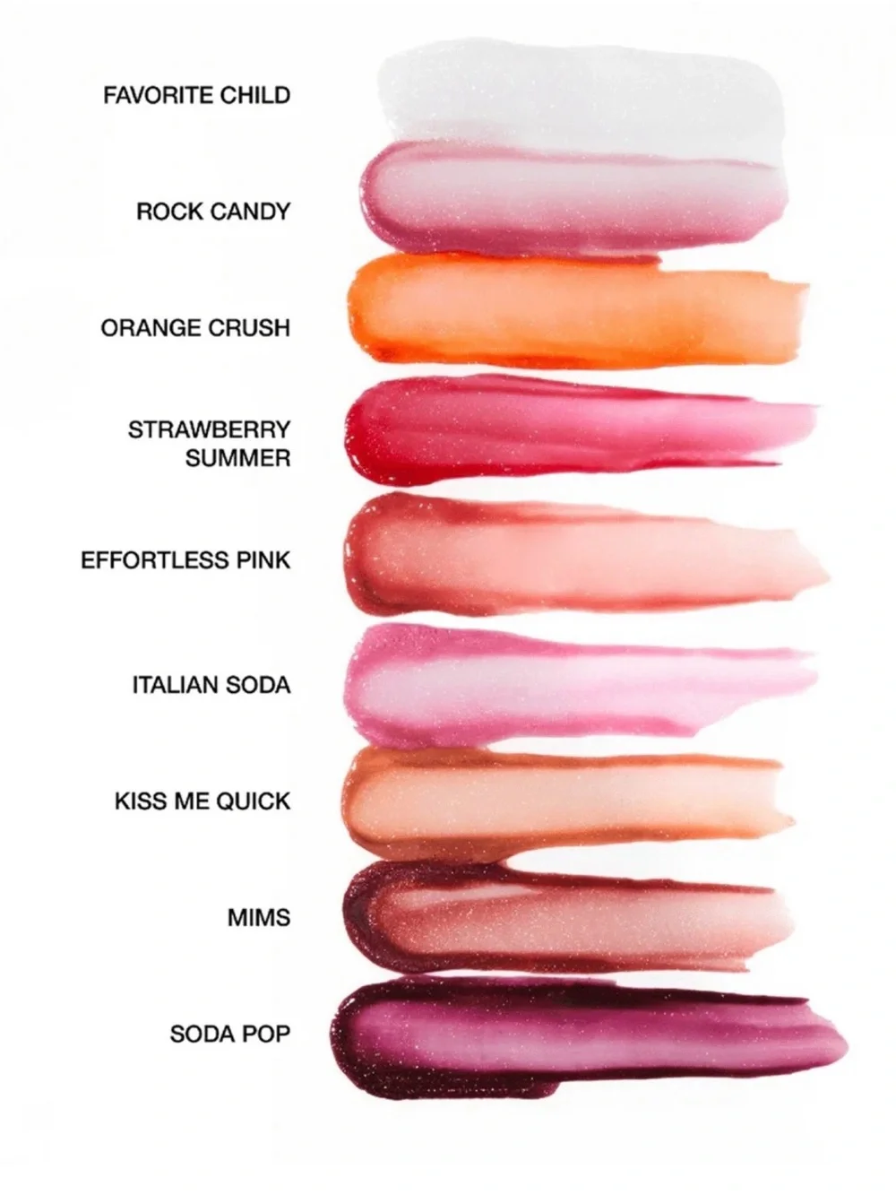 Dibs Go To Glossy Balm Effortless Pink - Rose Pink Shimmer